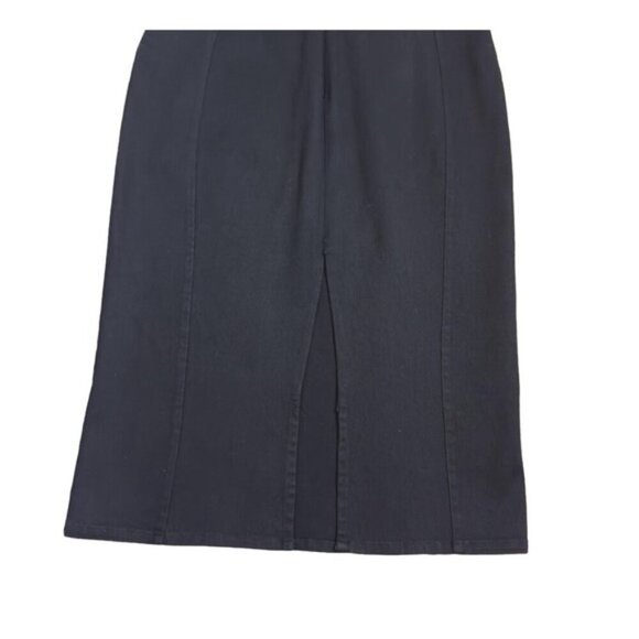 Dolce & Gabbana Black Stretch Midi Scoop Neck Sleeveless Sheath Dress 24/38 - Picture 8 of 12